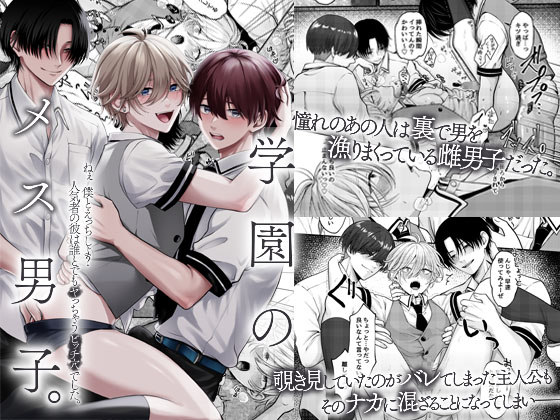 学園のメス男子。ねぇ僕とえっちしよ?人気者の彼は誰とでもヤっちゃうビッチ穴でした。
