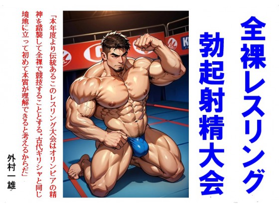 全裸レスリング勃起射精大会