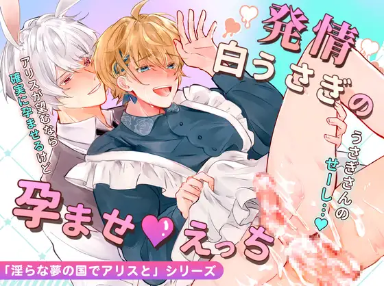 発情白うさぎの孕ませえっち「淫らな夢の国でアリスと」シリーズ【白うさぎ編】