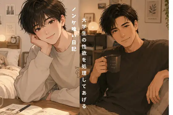 ノンケ喰い日記。一人暮らしの大学生の部屋でムンムン発情した性欲を隣人の男性が毎日性欲処理