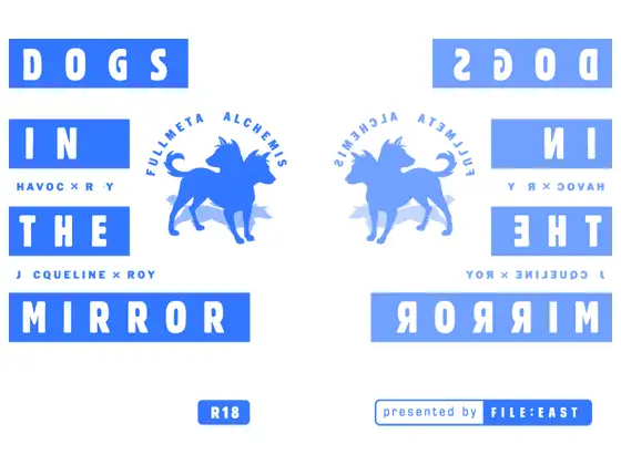 DOGS IN THE  MIRROR