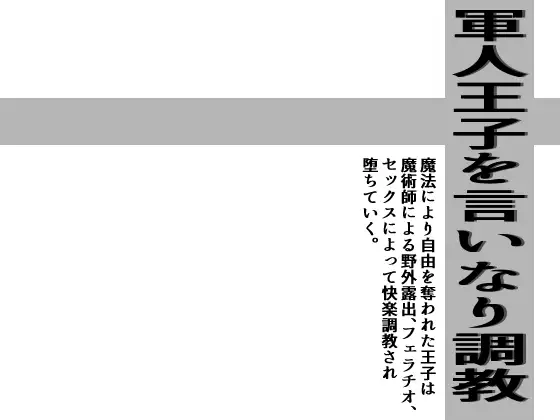 軍人王子を言いなり調教