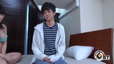 “18歳ピチピチ”長身激カワノンケSYUNTAが女絡み撮影に初挑戦☆
