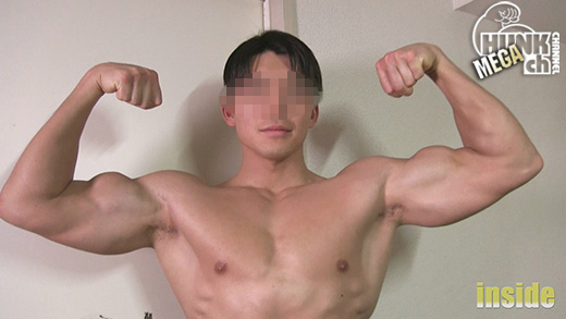 【inside】高身長マッチョ君、女の子とヤるつもりが相手はまさかの男?気持ち良くってイっちゃった